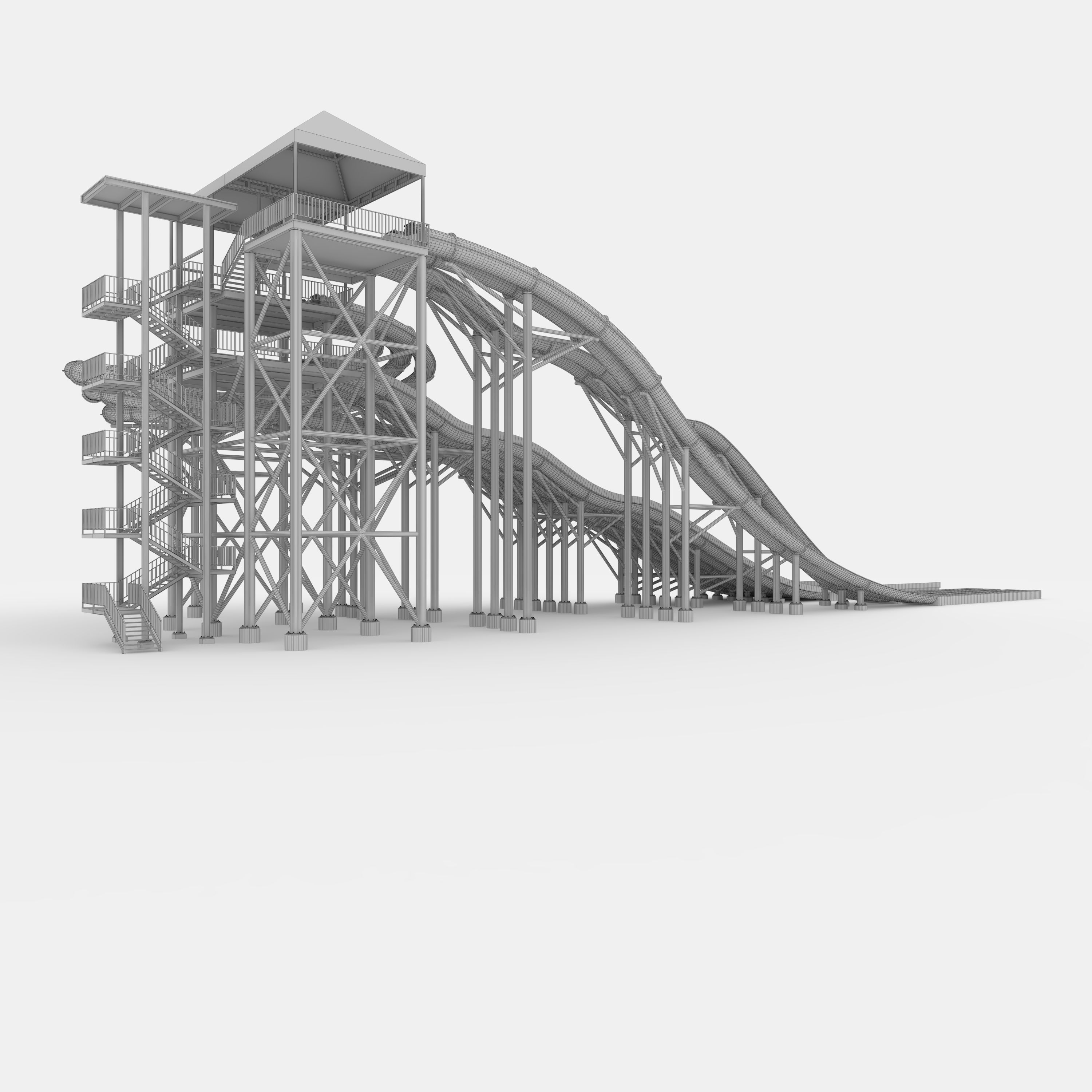 Waterpark Slide 14 3D model_13