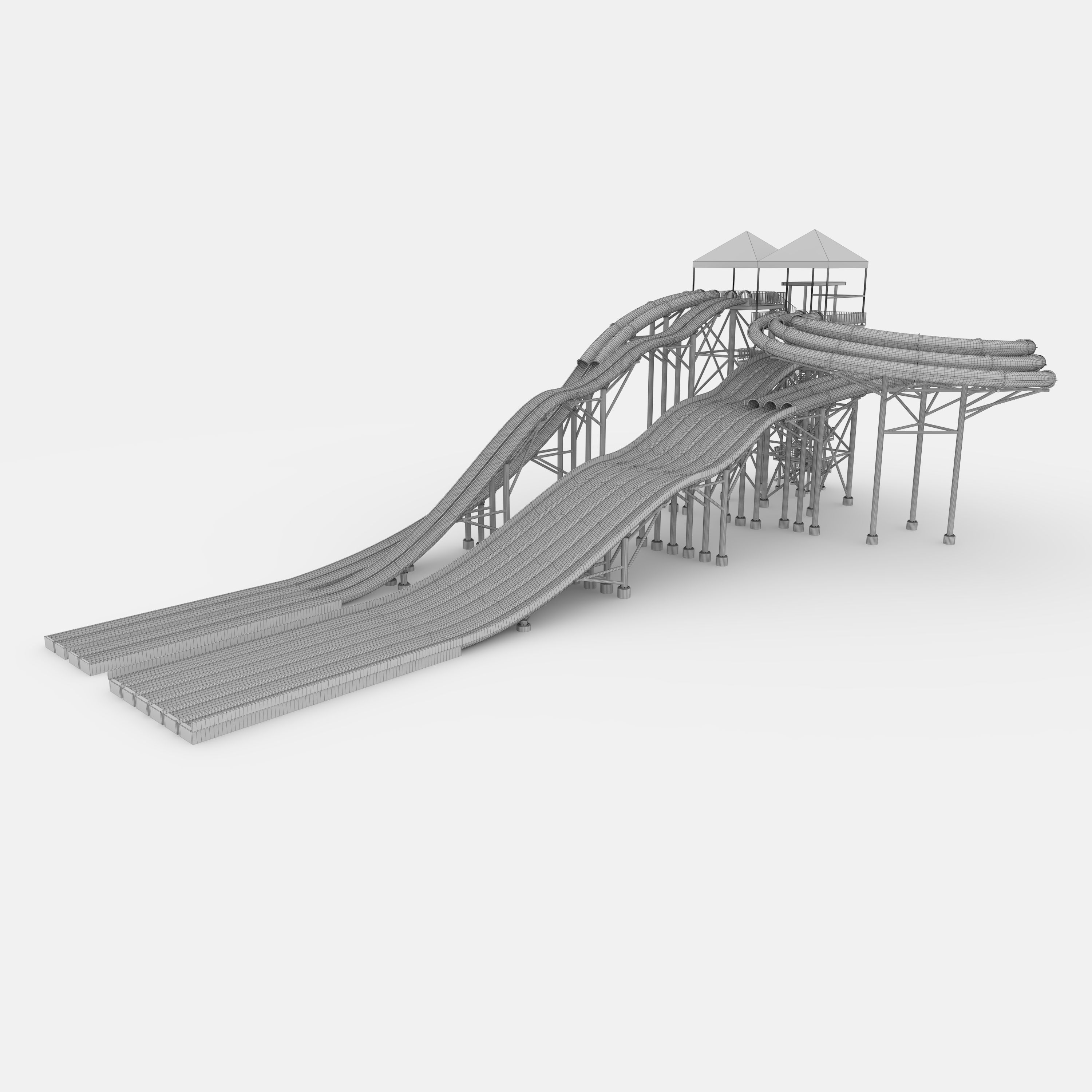 Waterpark Slide 14 3D model_1
