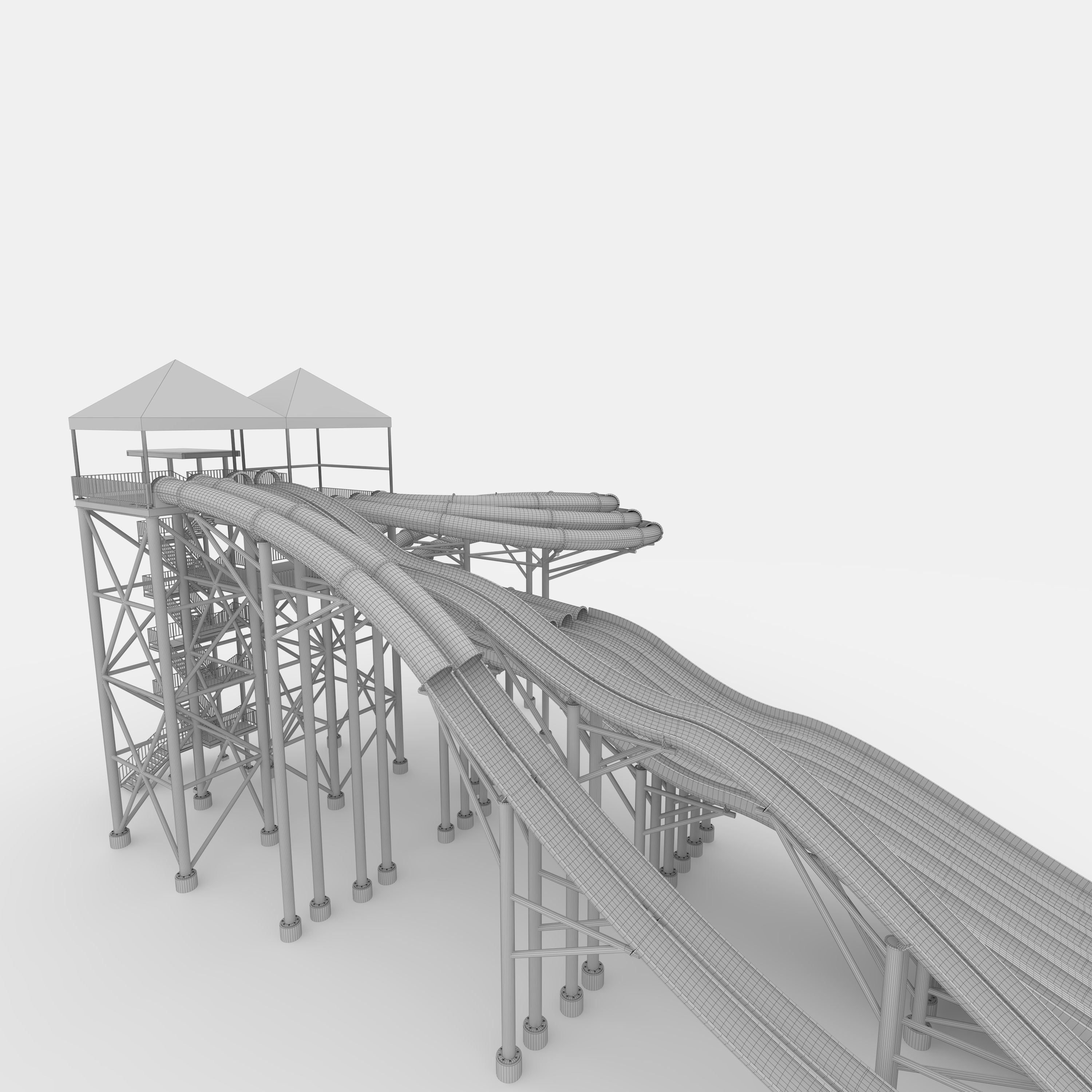 Waterpark Slide 14 3D model_35