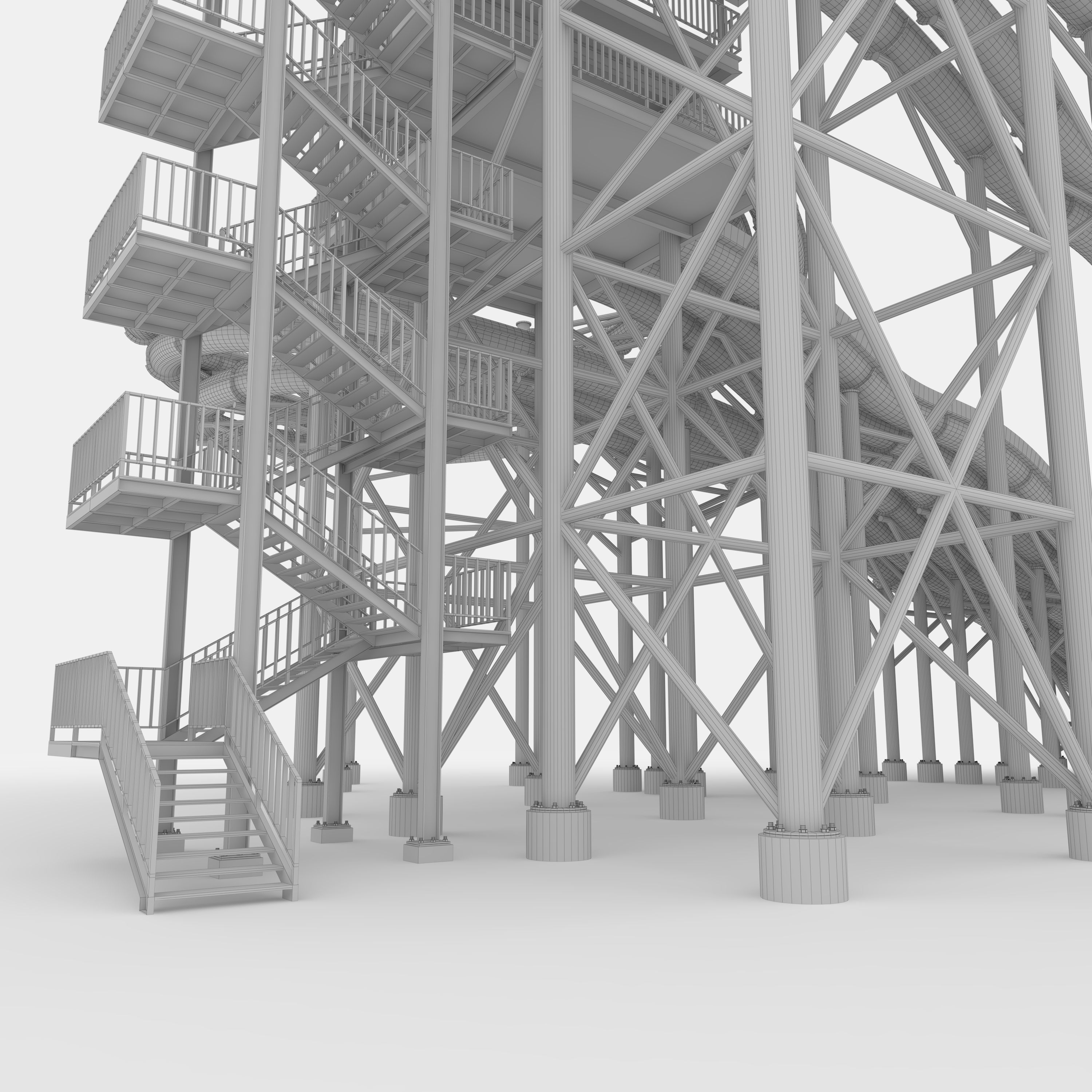 Waterpark Slide 14 3D model_27