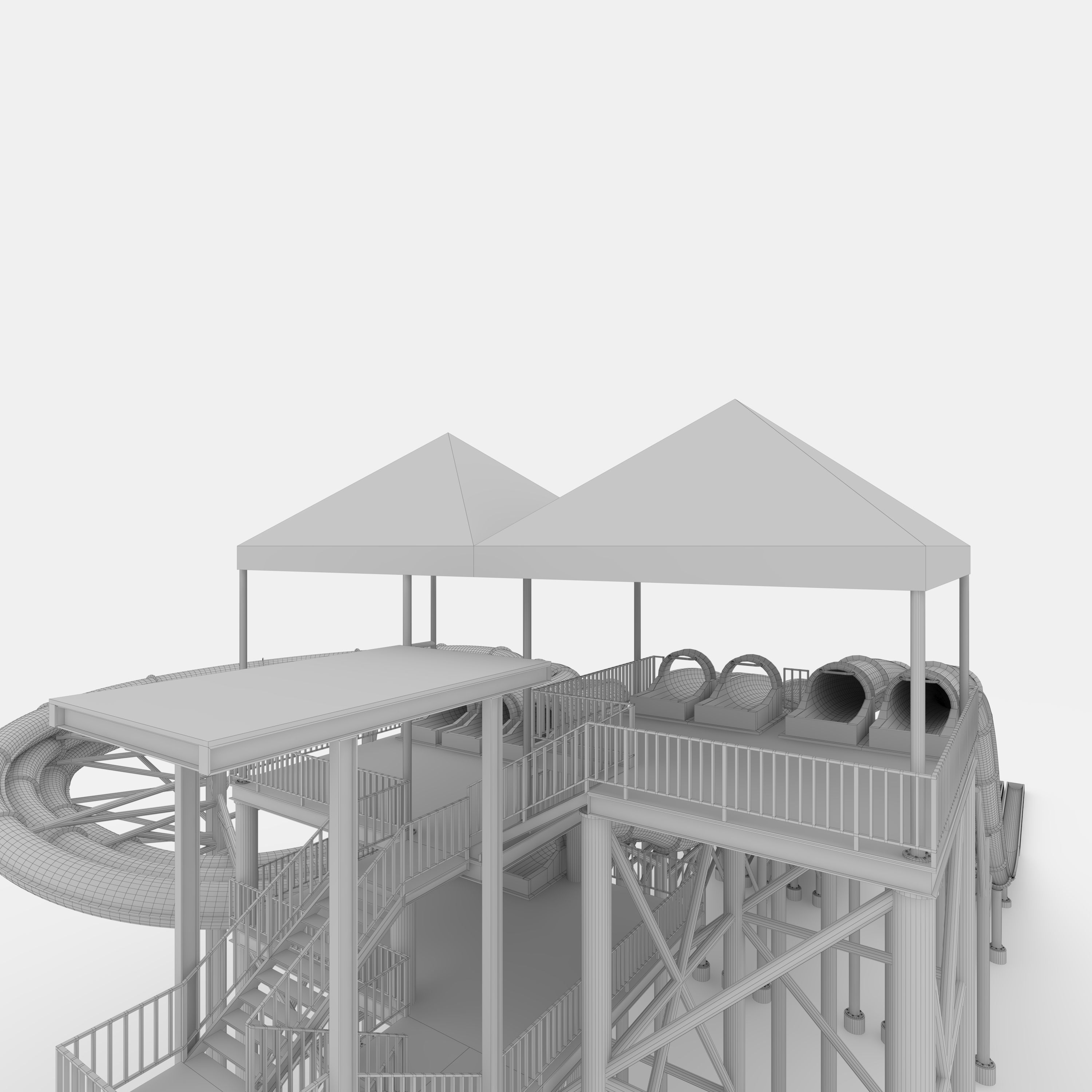 Waterpark Slide 14 3D model_29