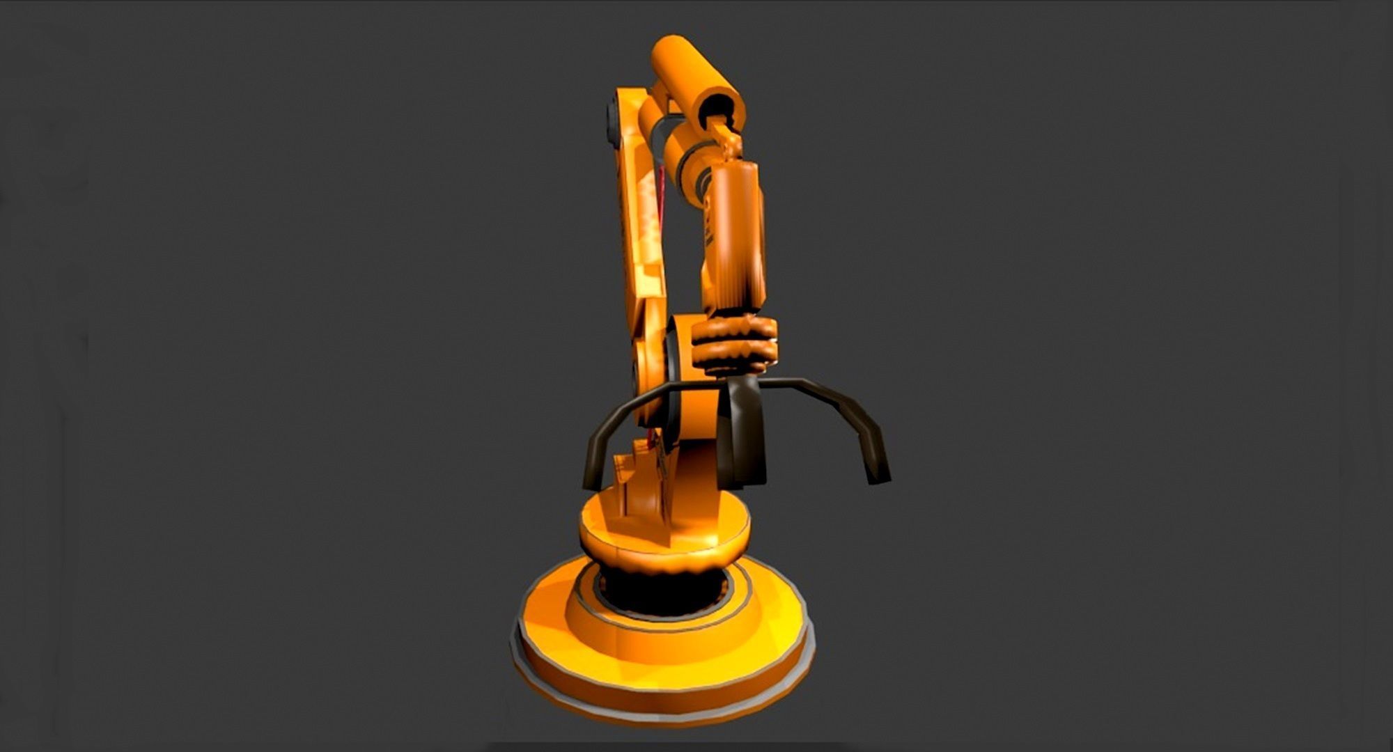 industrial robotic arm 3D model_3
