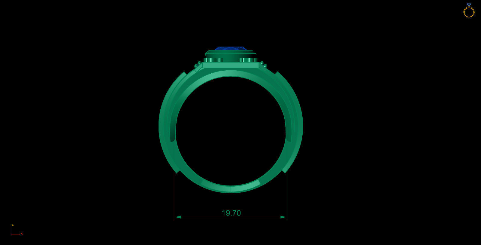 Man ring-23 3D print model_5