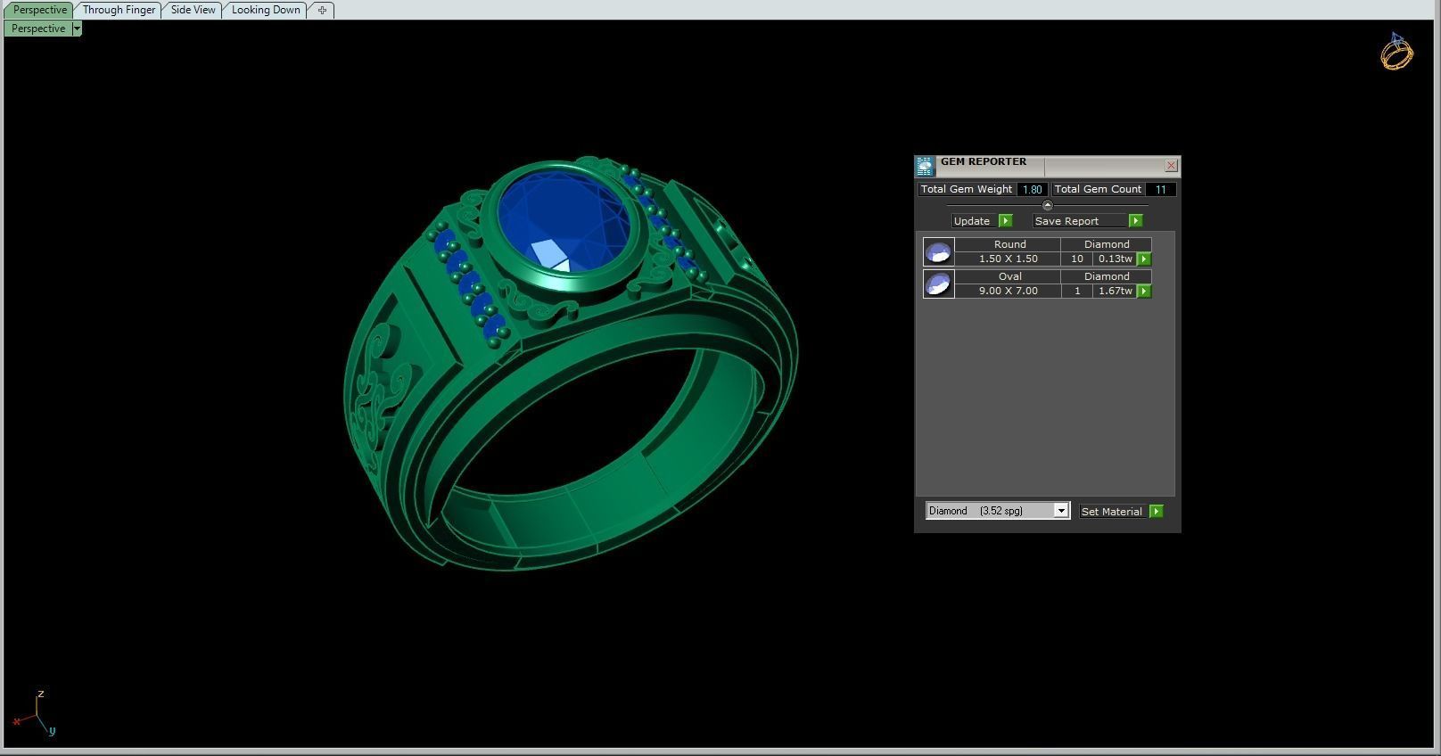 Man ring-23 3D print model_1