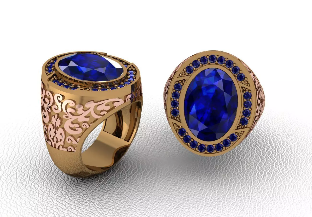 Man ring-29 3D print model_0