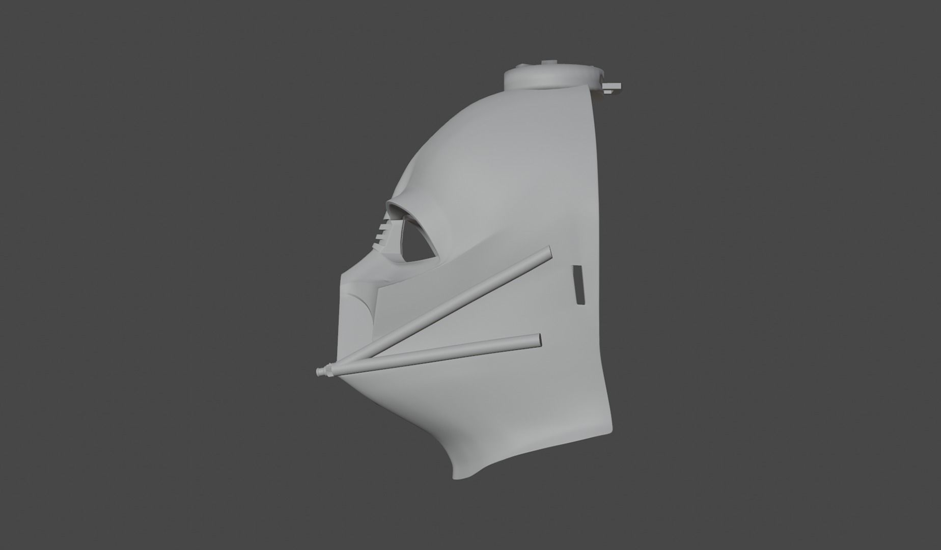 casque inspire DARTH VADER 3D print model_5
