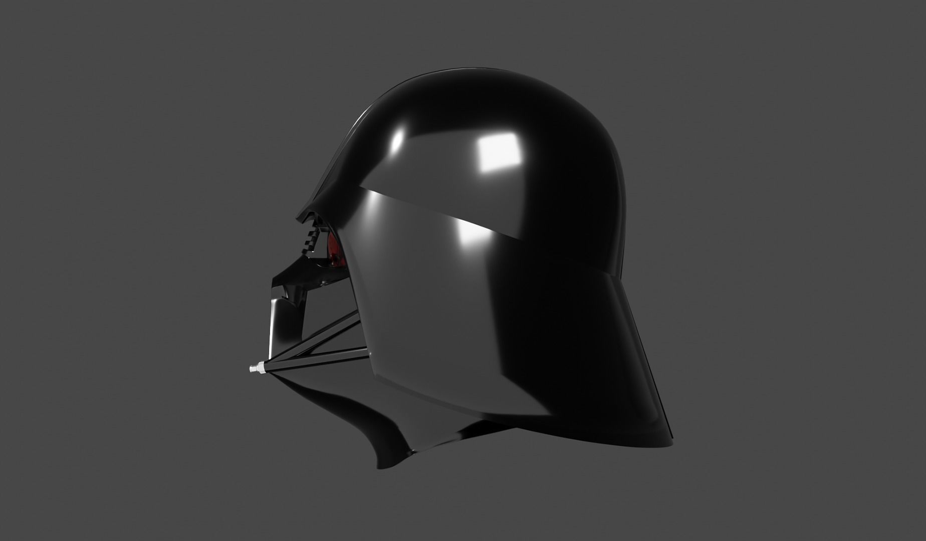 casque inspire DARTH VADER 3D print model_2