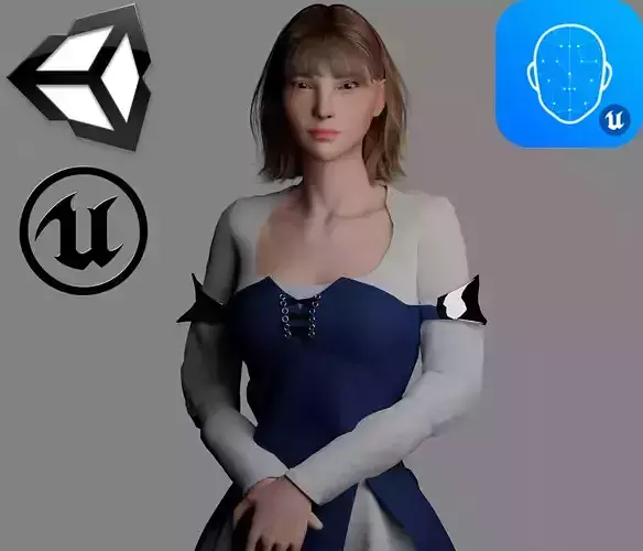 Warrior Woman - Game Ready