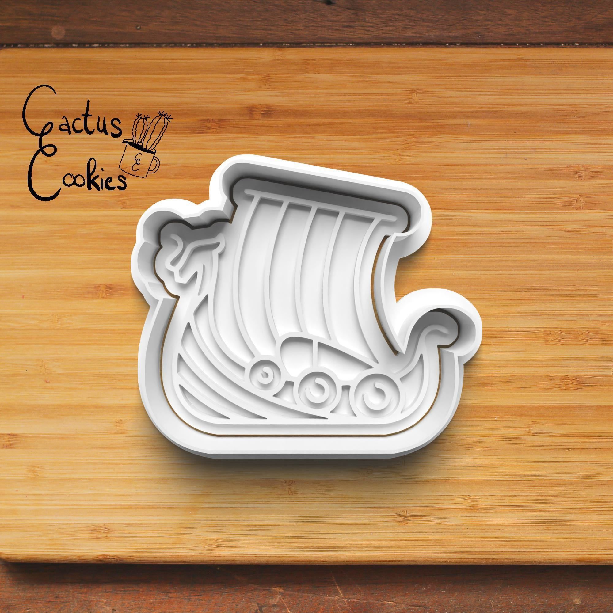 Viking Cookie Cutter Stl File for 3d Printer 0285 3D print model_2