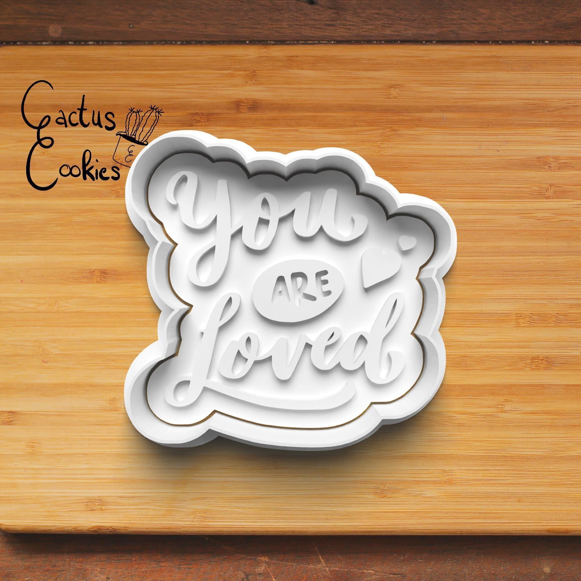 Valentine Slogan Cookie Cutter Stl File for 3d Printer 0253 3D print model_7