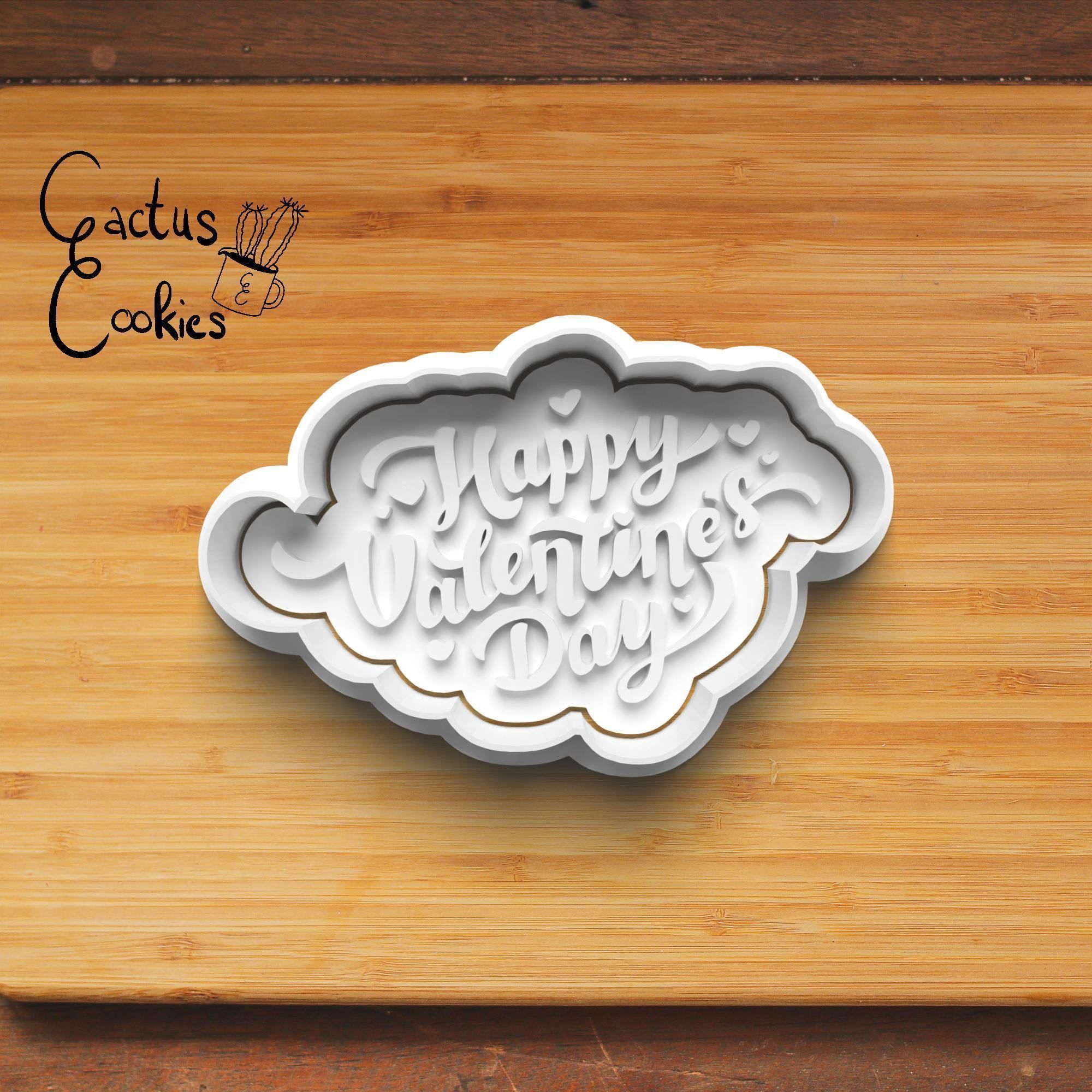 Valentine Slogan Cookie Cutter Stl File for 3d Printer 0253 3D print model_4