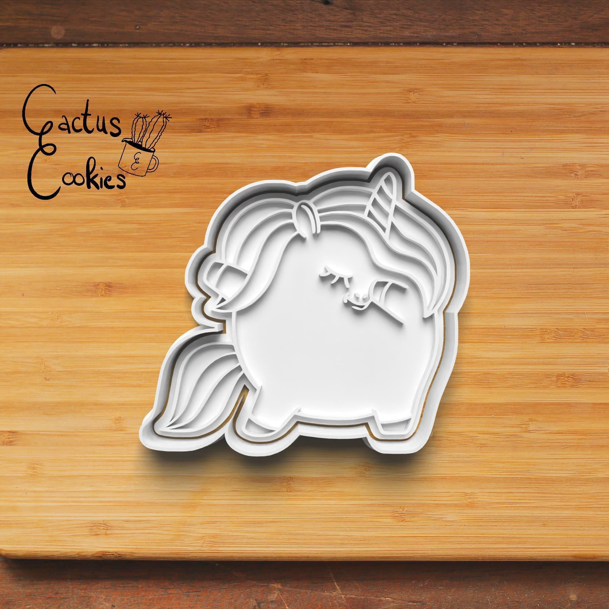 Unicorn Cookie Cutter Stl File for 3d Printer 0123 3D print model_4