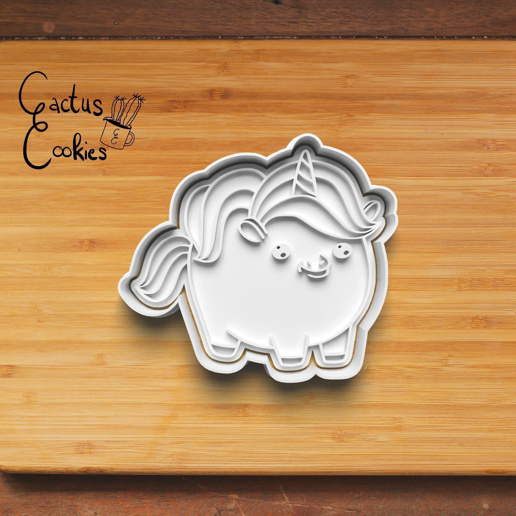 Unicorn Cookie Cutter Stl File for 3d Printer 0123 3D print model_2