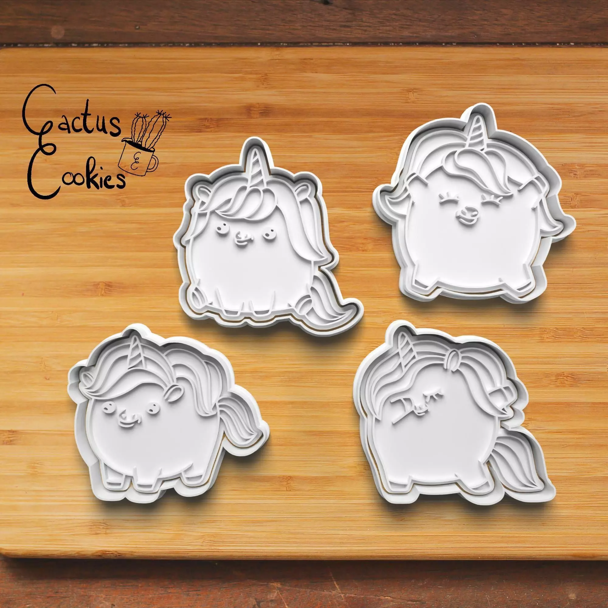 Unicorn Cookie Cutter Stl File for 3d Printer 0123 3D print model_0