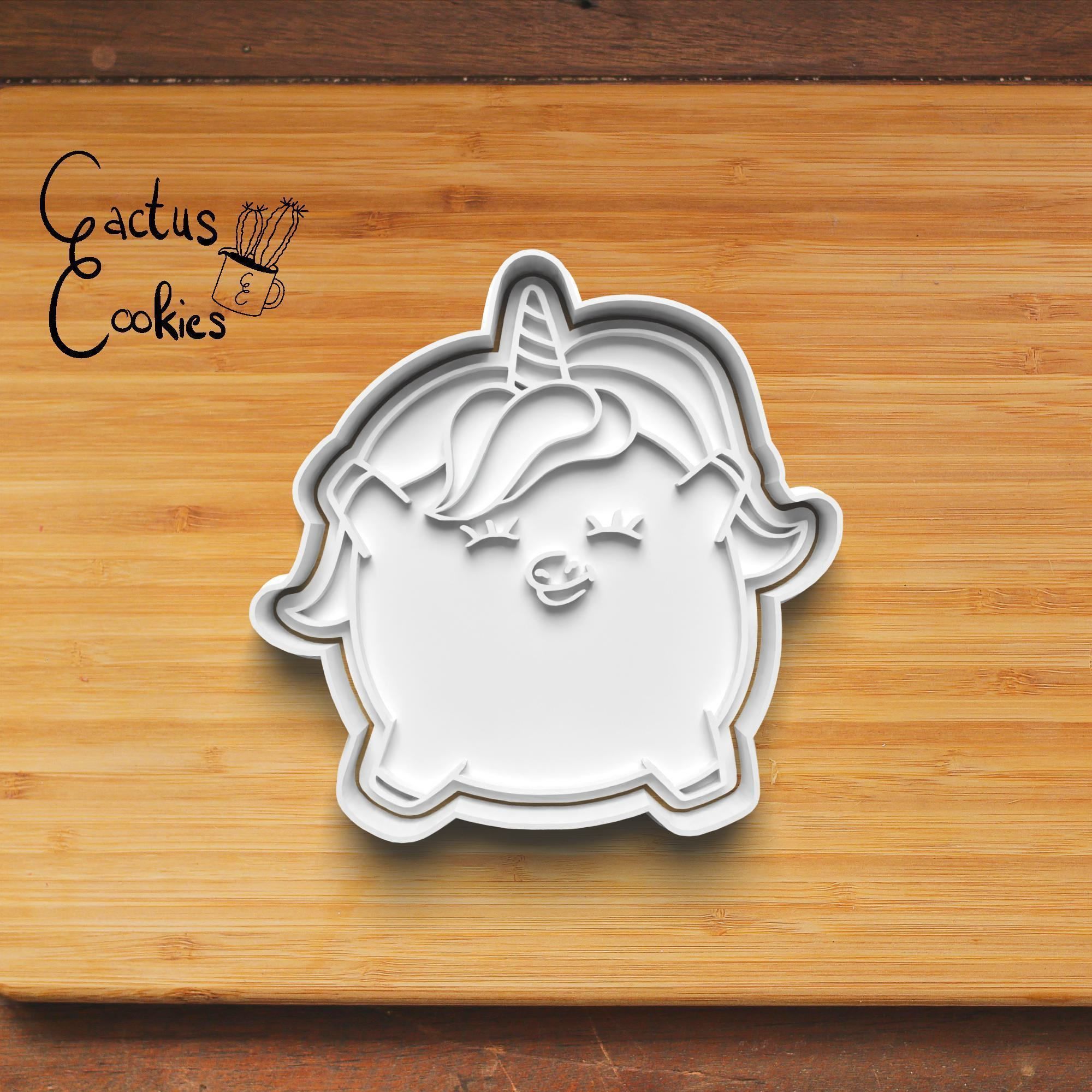 Unicorn Cookie Cutter Stl File for 3d Printer 0123 3D print model_3