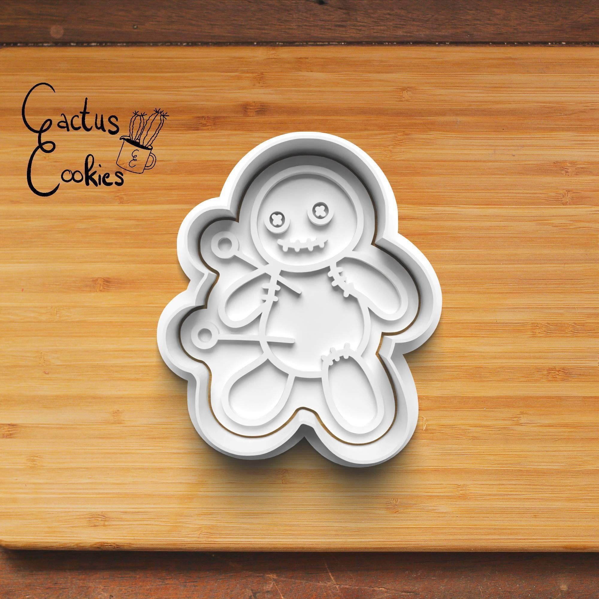 Voodoo Cookie Cutter Stl File for 3d Printer 0451 3D print model_2