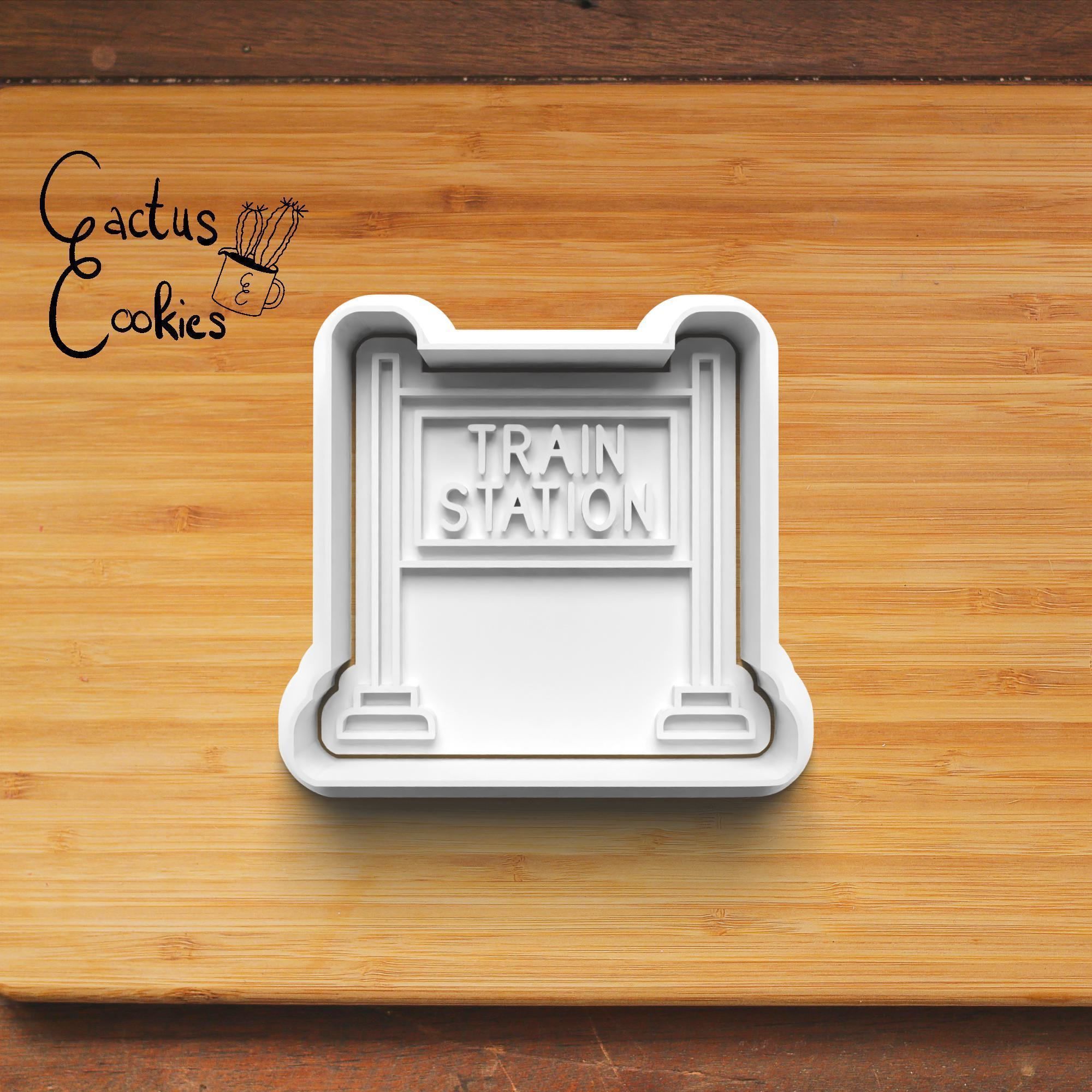 Train Cookie Cutter Stl File for 3d Printer 0484 3D print model_5