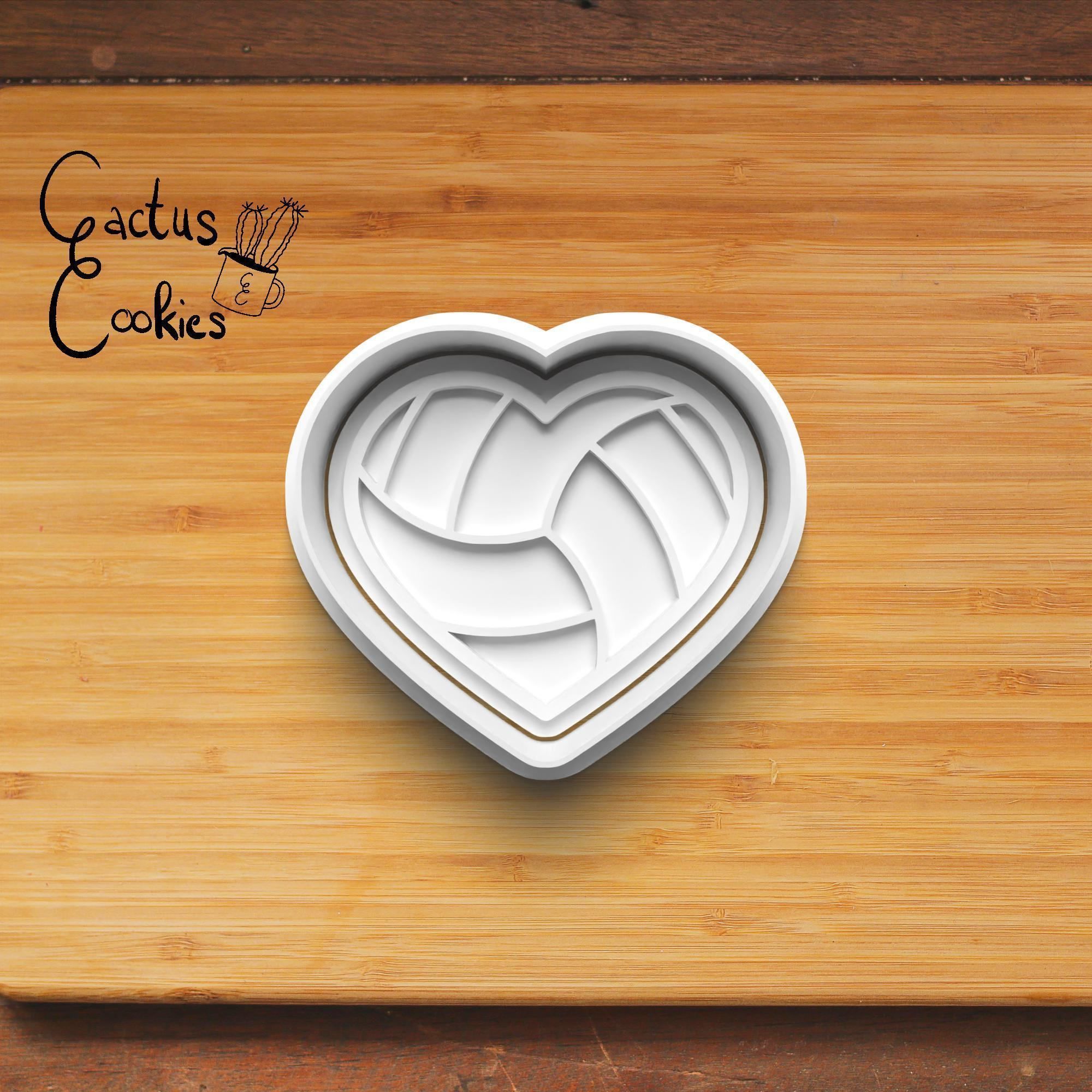 Volleyball Cookie Cutter Stl File for 3d Printer 0370 3D print model_3