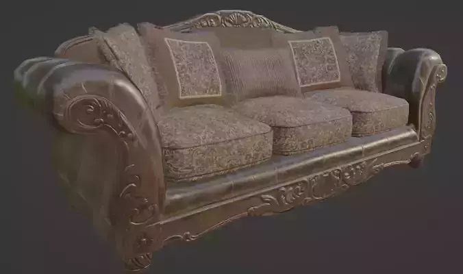   SOFA  03 SEATER 3D model