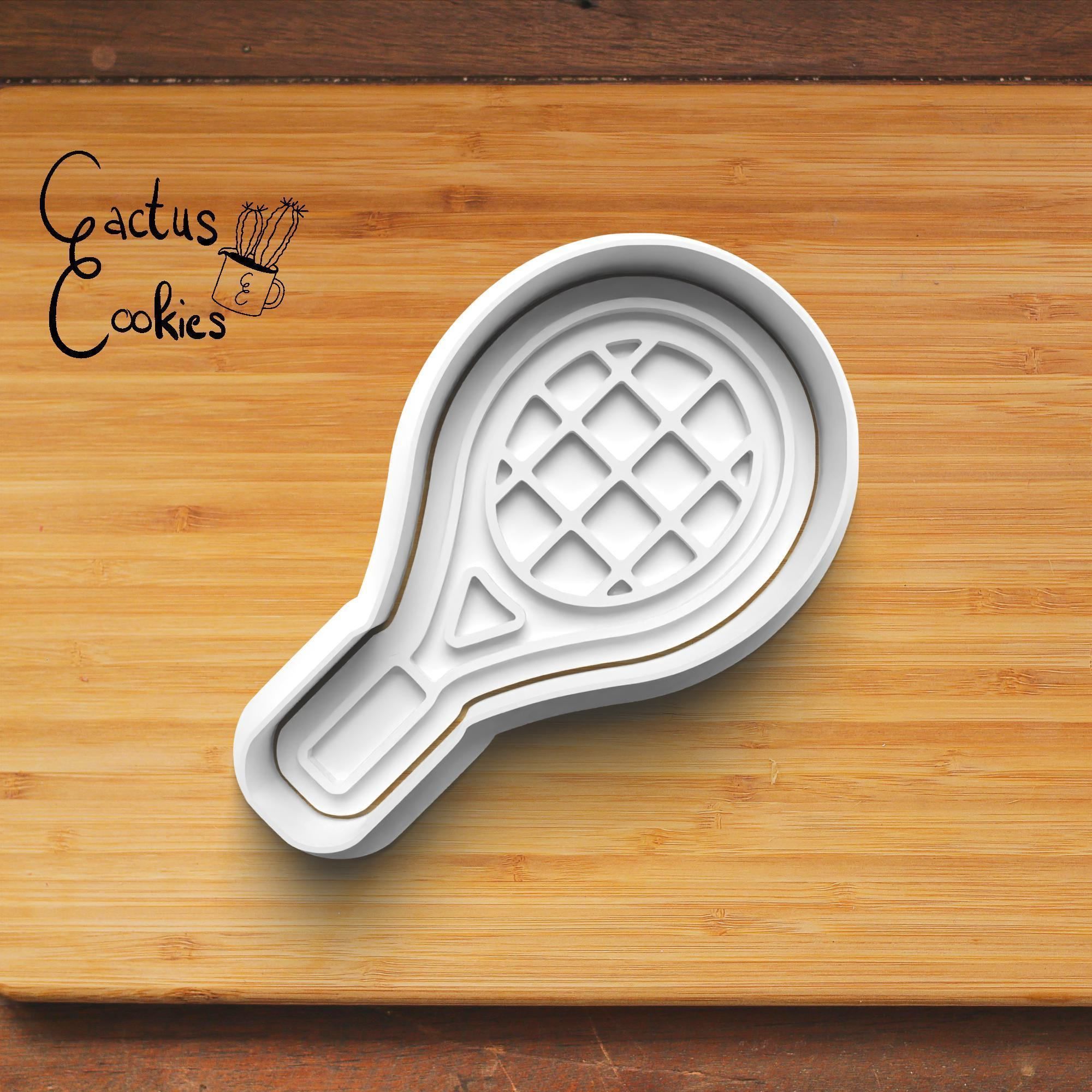 Tennis Cookie Cutter Stl File for 3d Printer 0367 3D print model_5