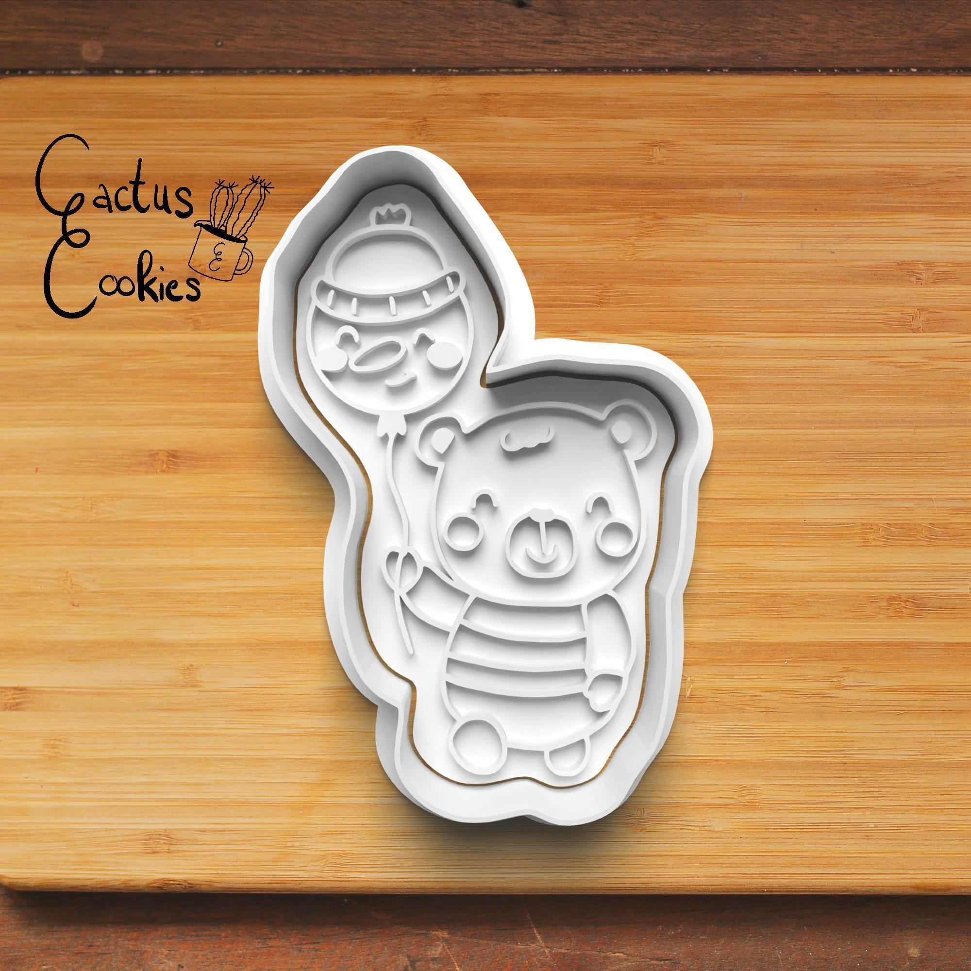 Teddys Cookie Cutter Stl File for 3d Printer 0183 3D print model_5