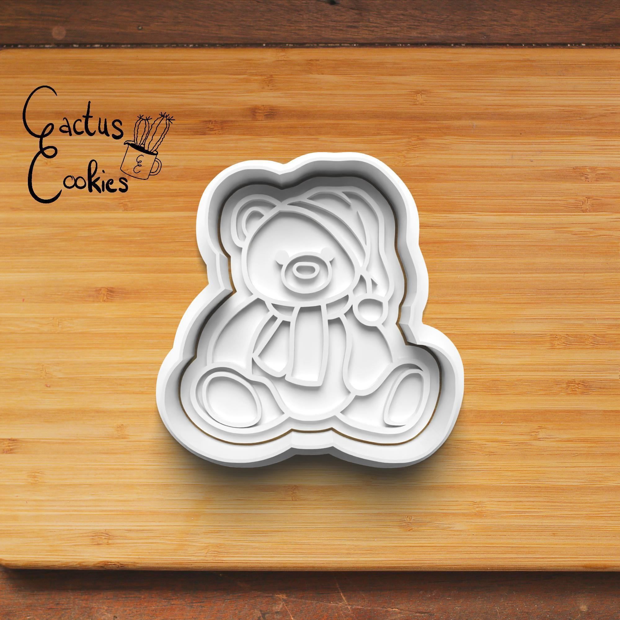 Teddy Bears Cookie Cutter Stl File for 3d Printer 0400 3D print model_4