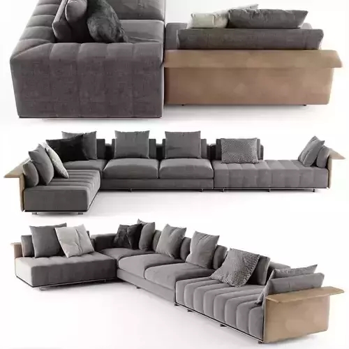 Modern FREEMAN sofa 01 3D model