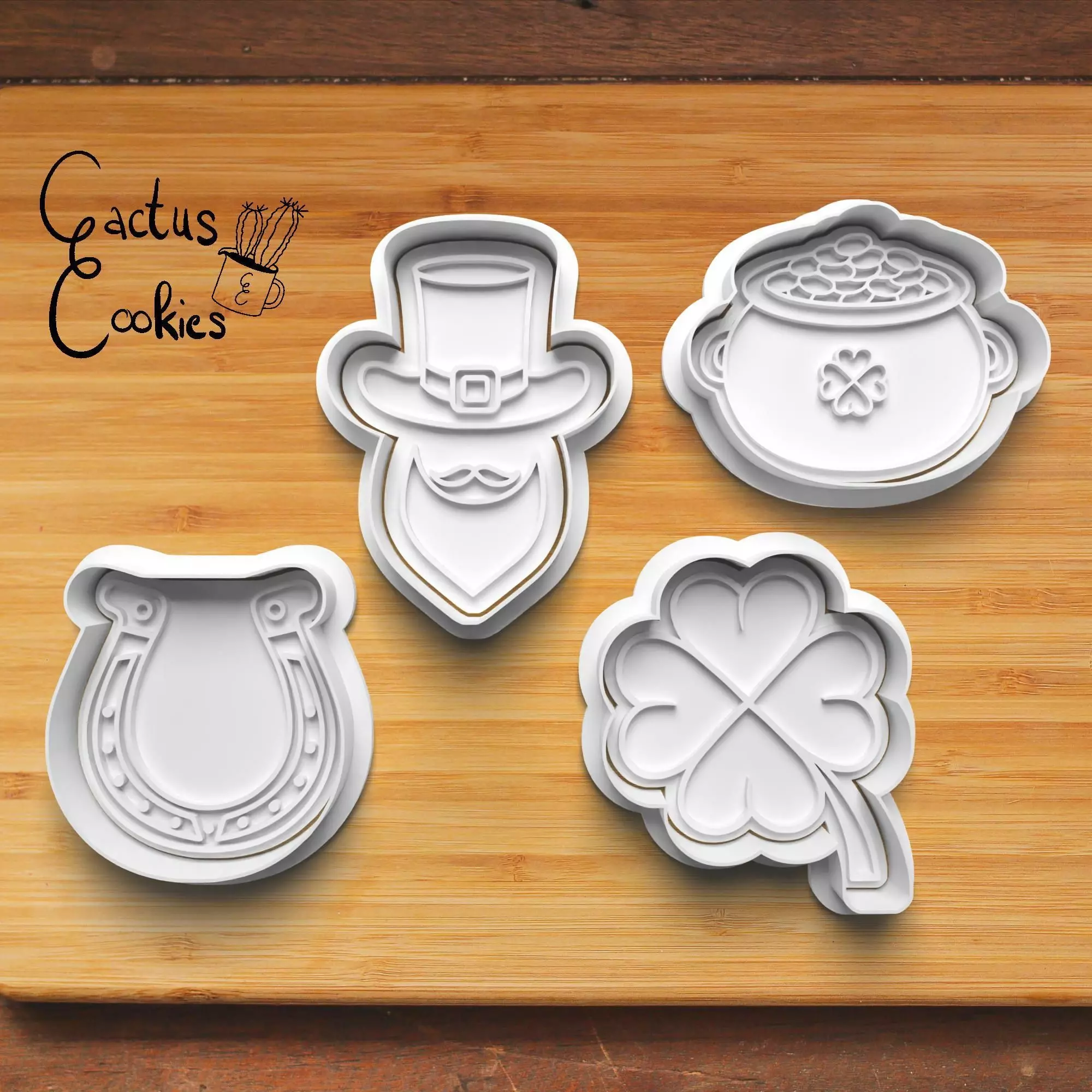 Sant Patricks Day Cookie Cutter Stl File for 3d Printer 0282 3D print model_0