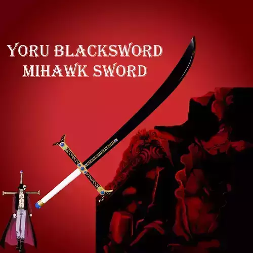 One piece - Yoru Mihawk sword 3D print model