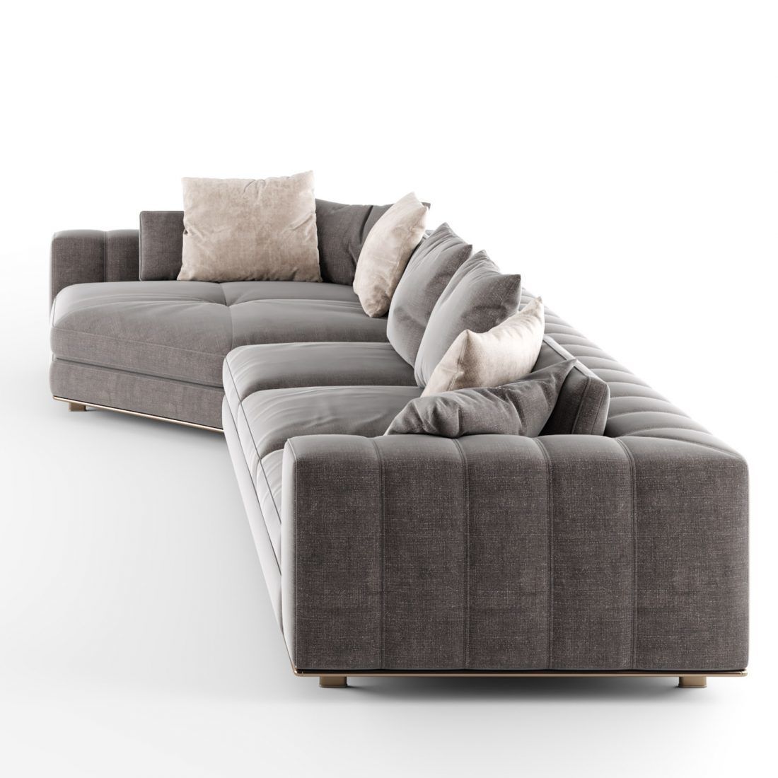 Modern Freeman sofa 02 3D model_4