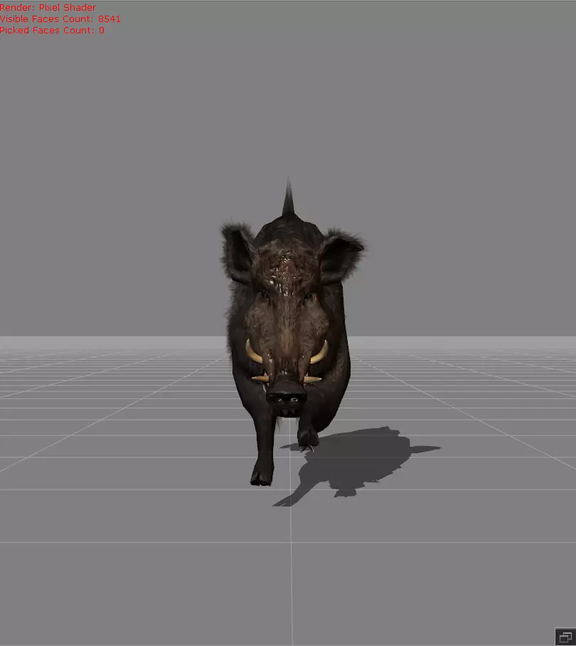 piggy Boar v1 Low-poly 3D model