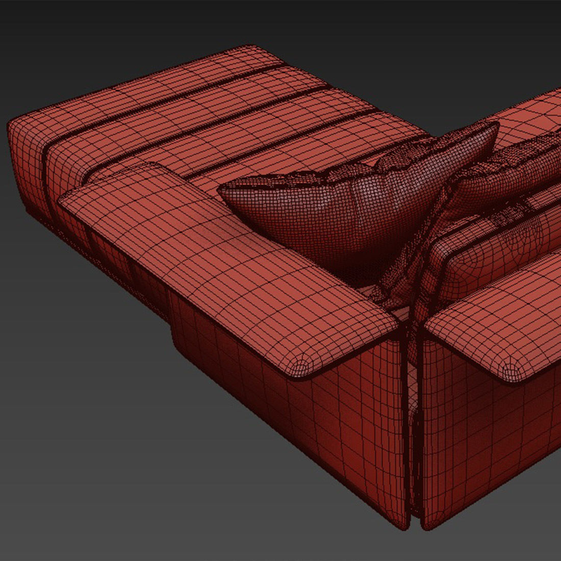 Modern FREEMAN sofa 03 3D model_5