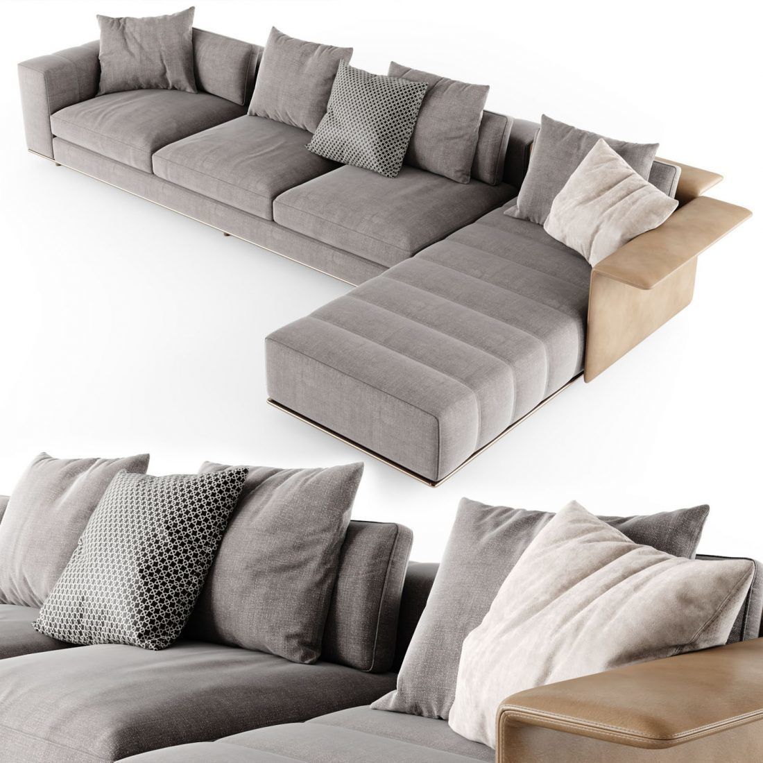 Modern FREEMAN sofa 03 3D model_1