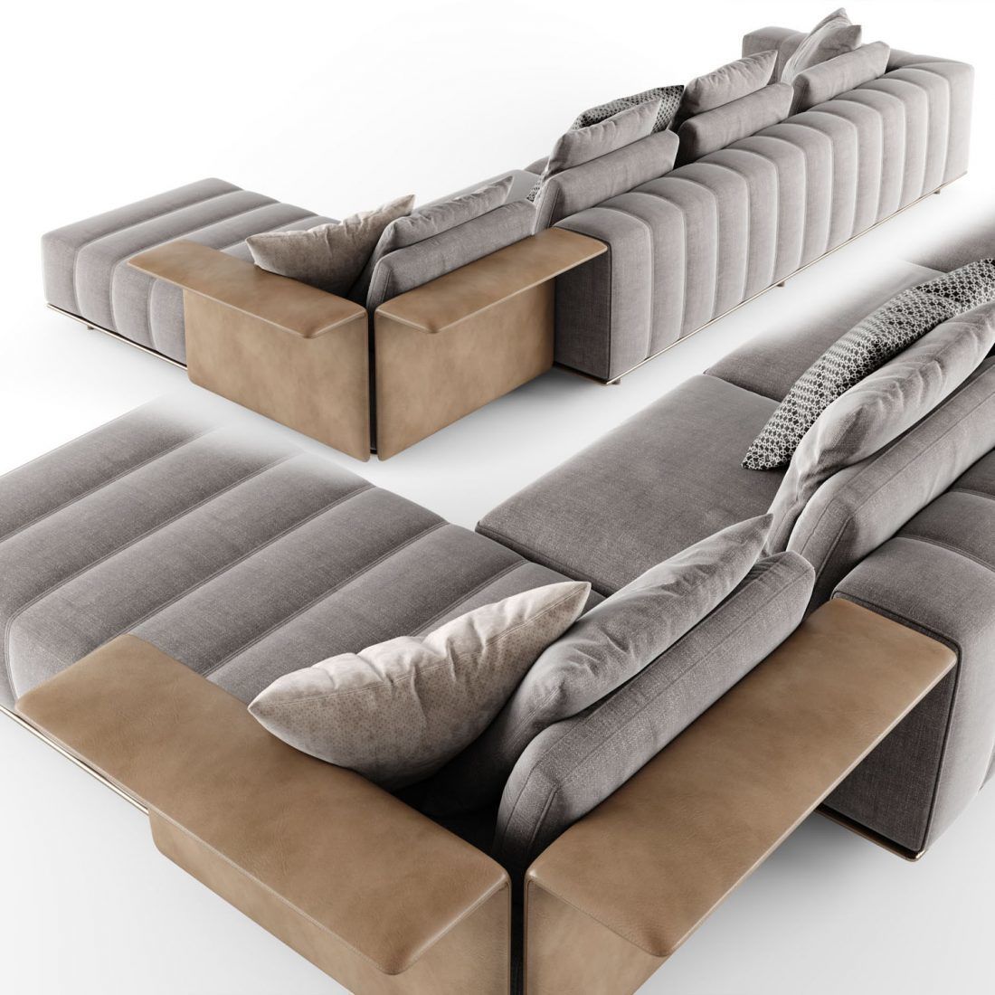 Modern FREEMAN sofa 03 3D model_2