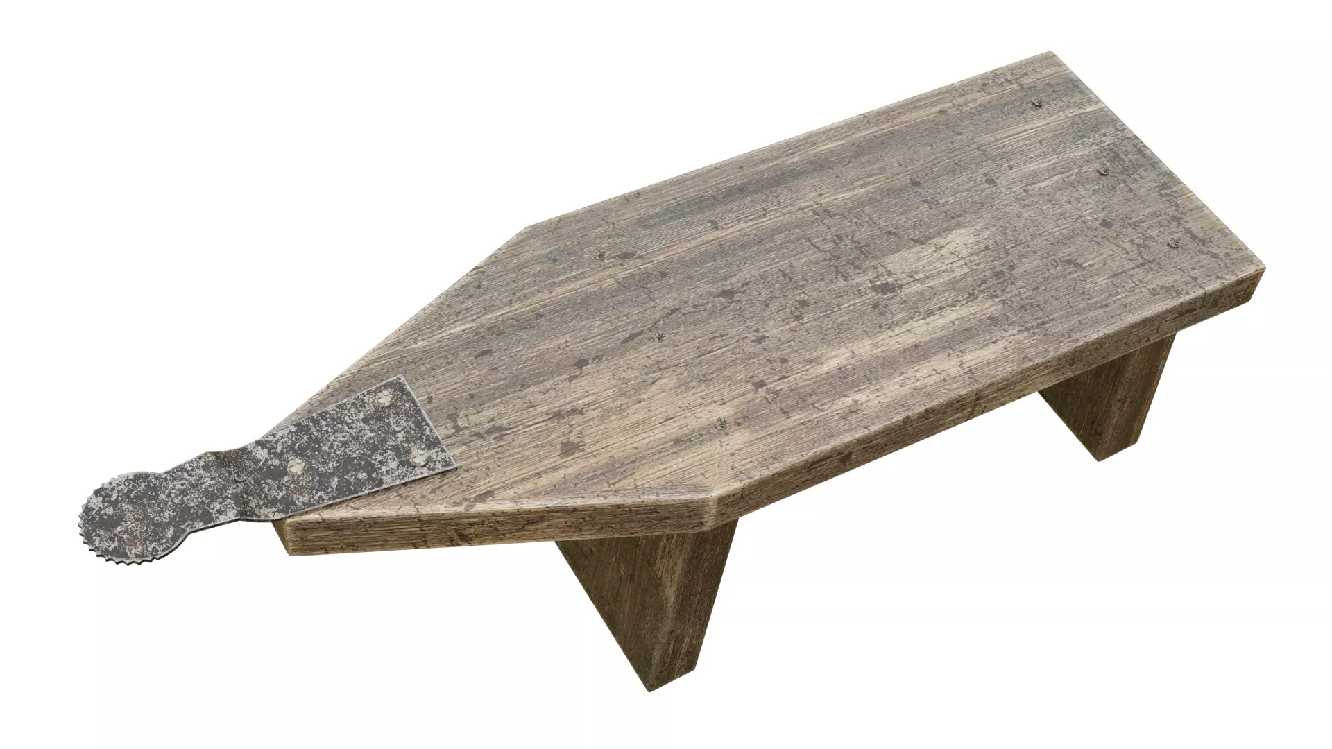 Thai Coconut scraper 3D model_0