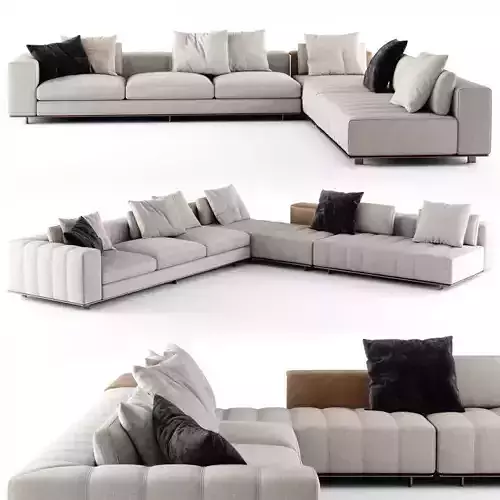 Modern Freeman Sofa 05 3D model