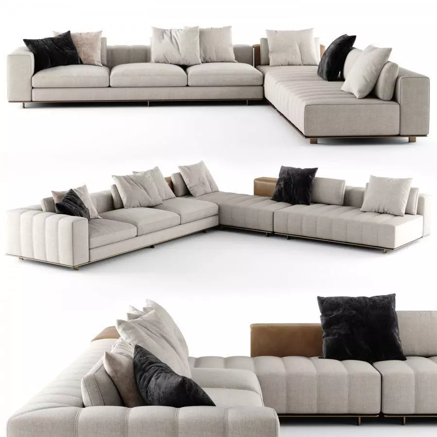 Modern Freeman Sofa 05 3D model_0