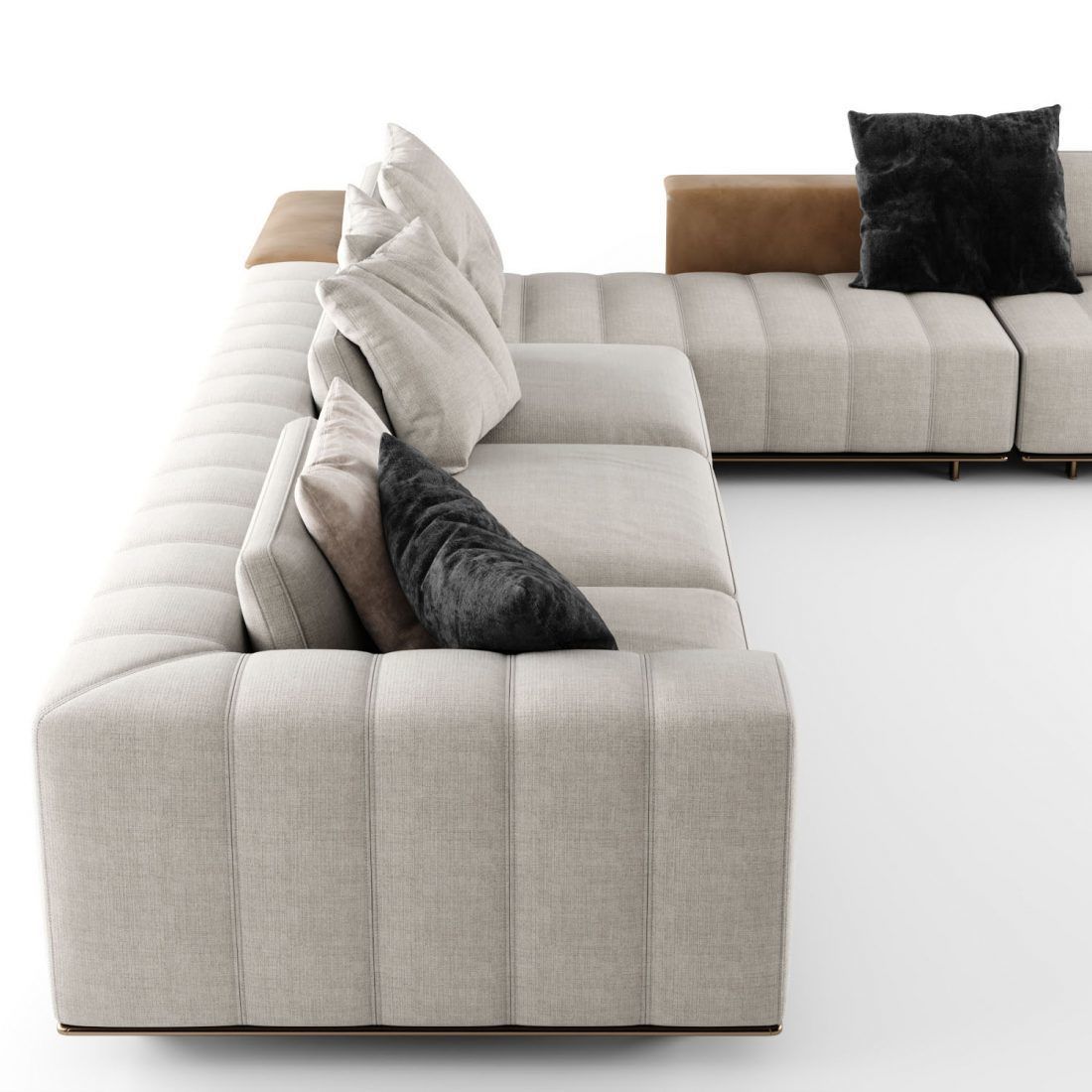 Modern Freeman Sofa 05 3D model_2