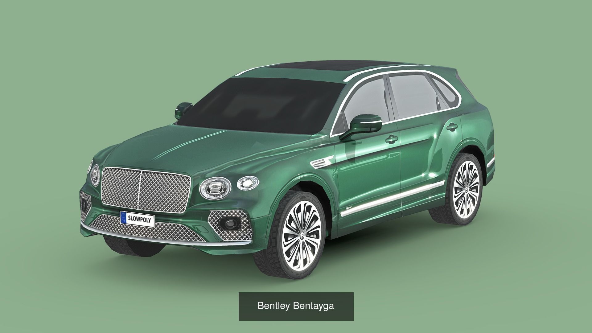 Low-Poly Car Pack 005 - Luxury Lineup 3D Model Collection_5