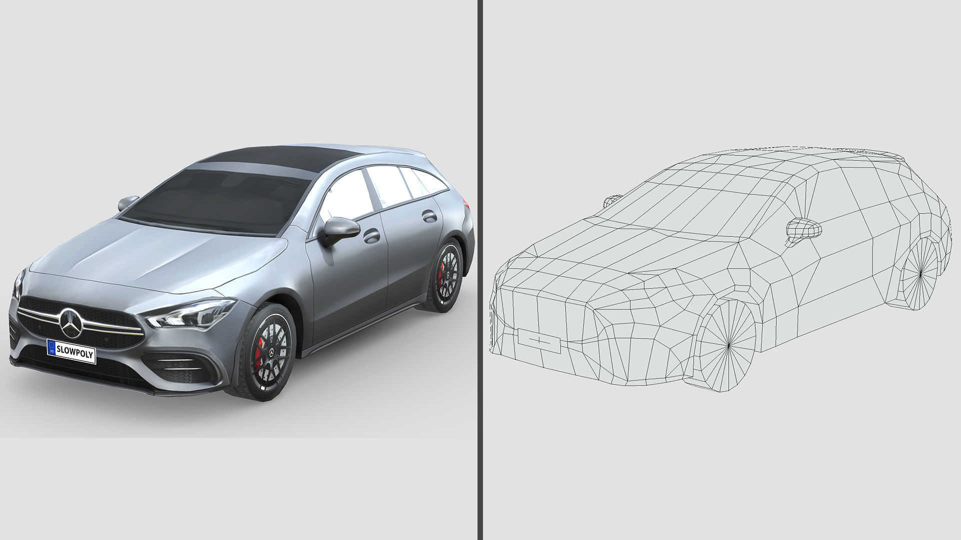 Low-Poly Car Pack 005 - Luxury Lineup 3D Model Collection_8