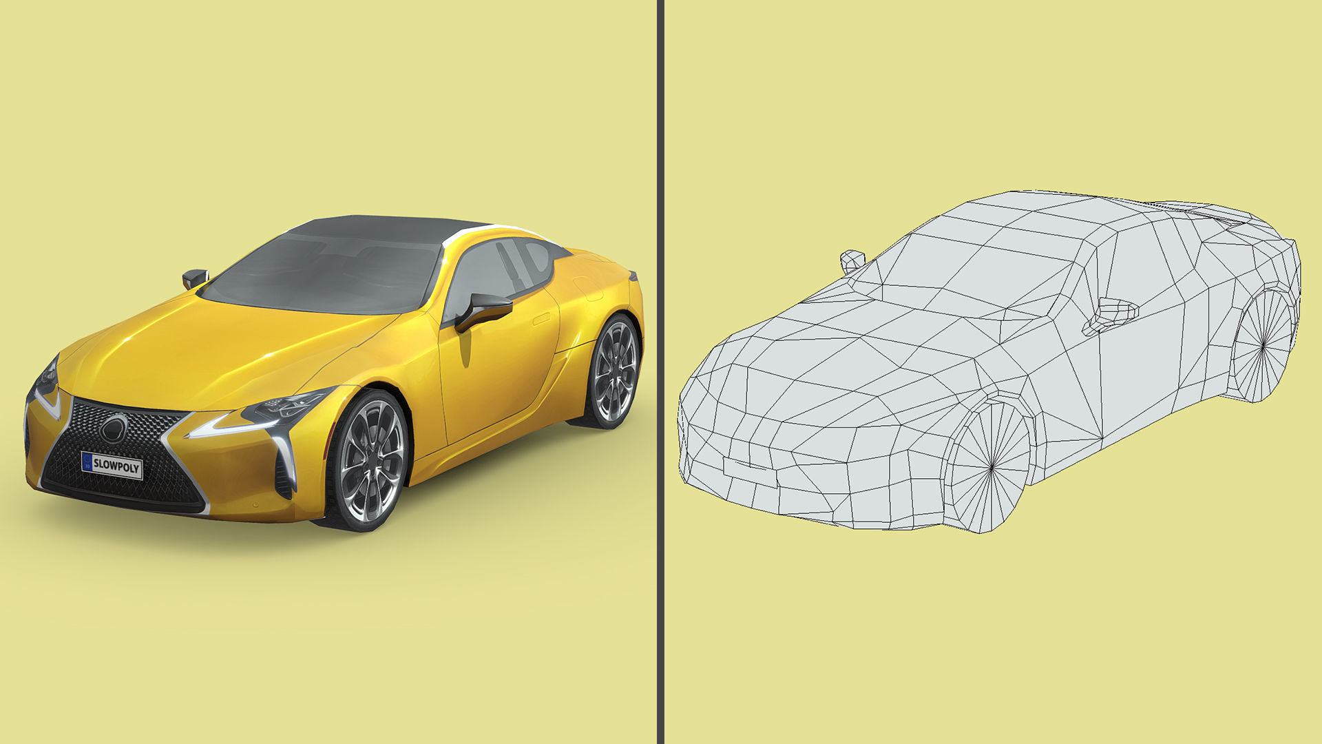 Low-Poly Car Pack 005 - Luxury Lineup 3D Model Collection_6