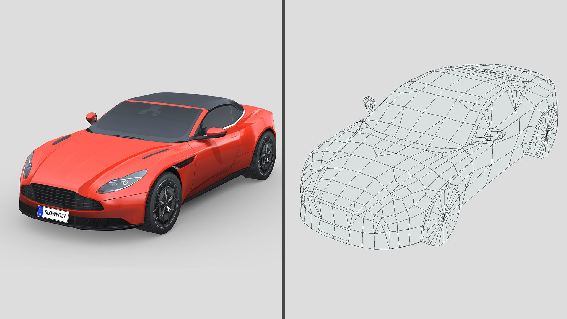 Low-Poly Car Pack 005 - Luxury Lineup 3D Model Collection_4