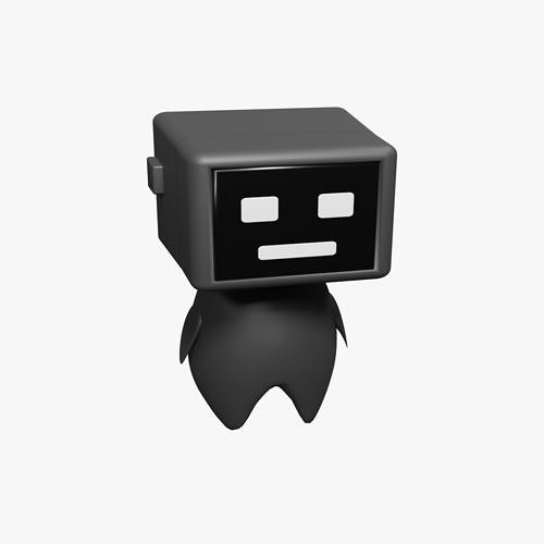 Child Robot Low-poly 3D model