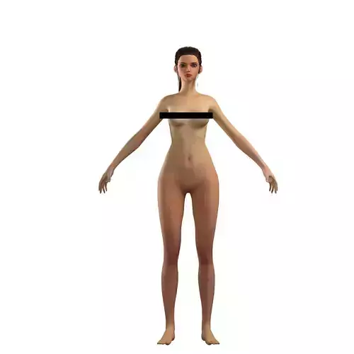 base female character and hair card