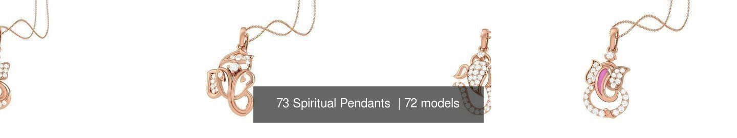 72 Spiritual Pendants  3D Model Collection_2