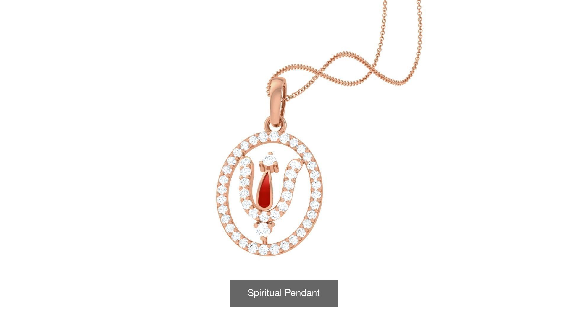 72 Spiritual Pendants  3D Model Collection_38