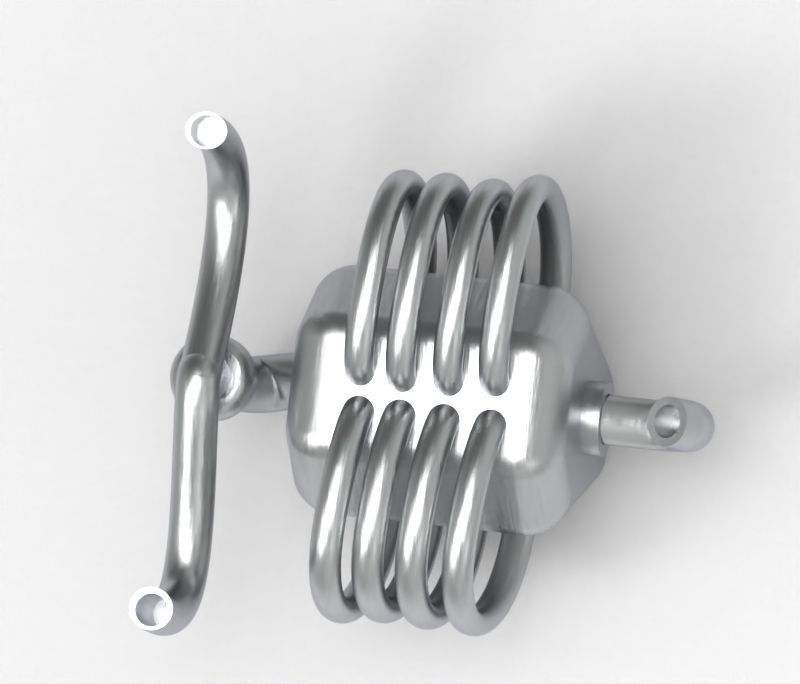 Drag car Free 3D model_6