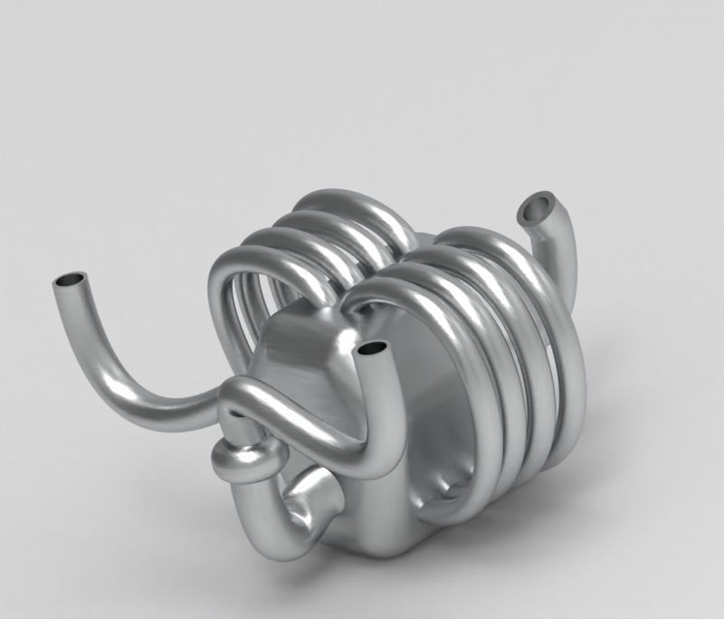 Drag car Free 3D model_5