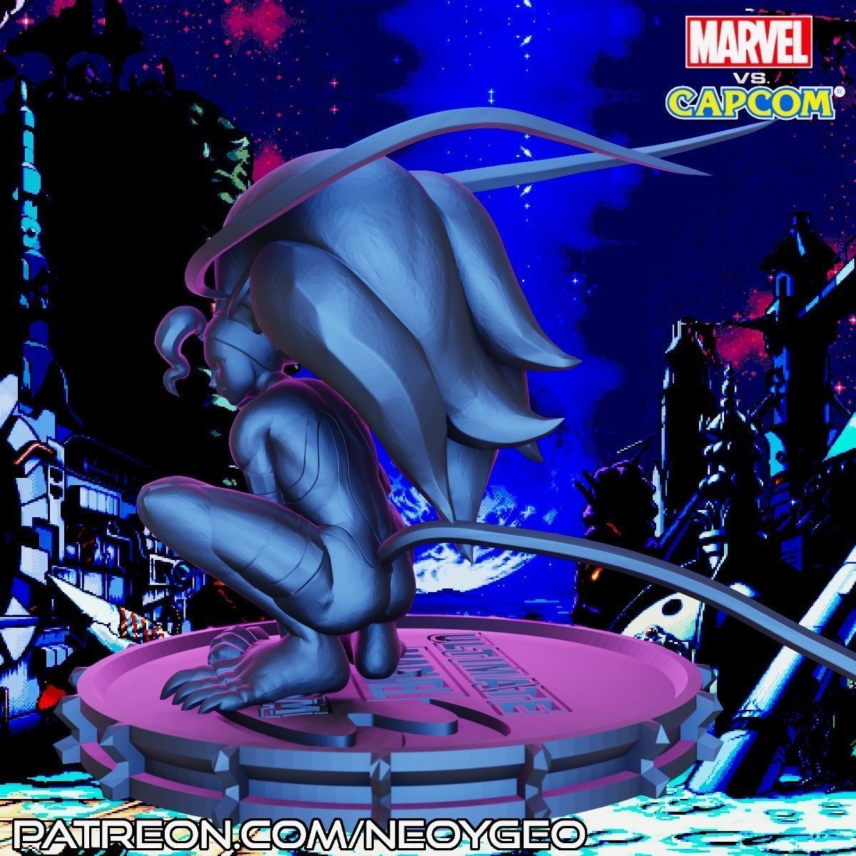 FELICIA - MARVEL VS CAPCOM 3 3D print model_2