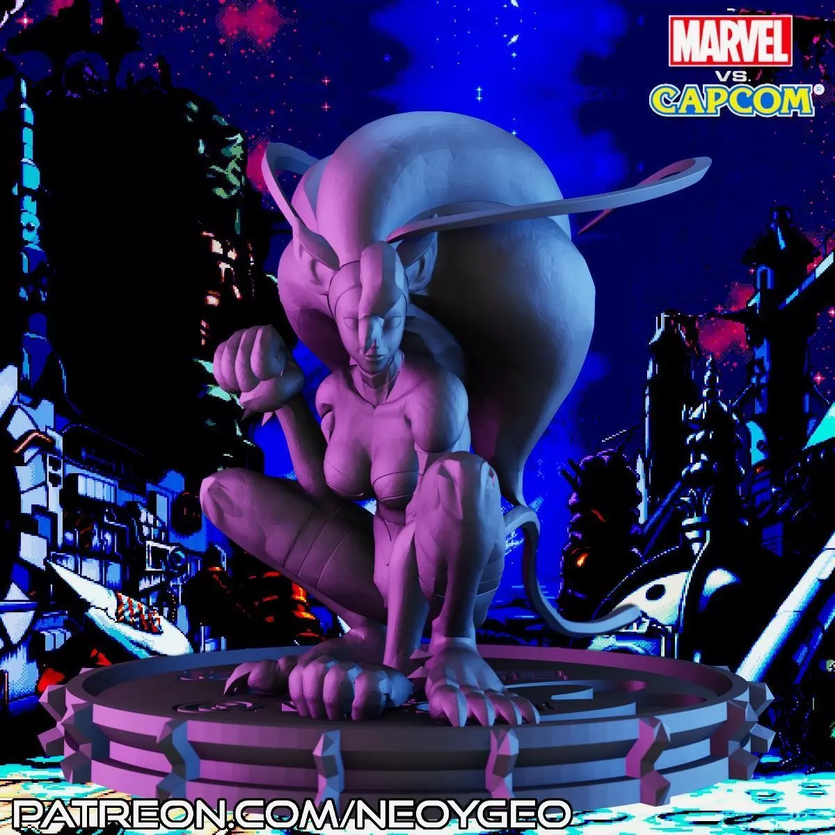 FELICIA - MARVEL VS CAPCOM 3 3D print model_0